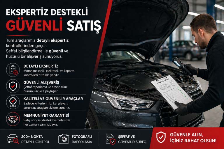 Ekspertiz Destekli Güvenli Satış